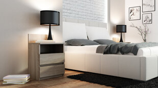 Тумбочка ADRK Furniture Puna P1, дубовый цвет цена и информация | Прикроватные тумбочки | pigu.lt
