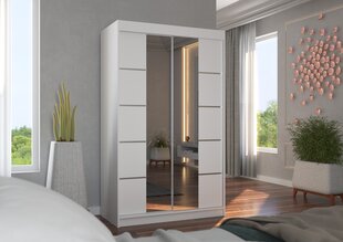 Spinta ADRK Furniture Genua, balta kaina ir informacija | Spintos | pigu.lt