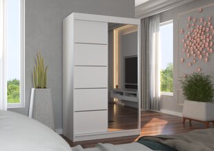 Spinta ADRK Furniture Nicea, balta kaina ir informacija | Spintos | pigu.lt