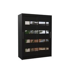 Шкаф ADRK Furniture Baltic, черный цена и информация | Шкафы | pigu.lt