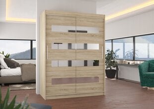 Spinta ADRK Furniture Baltic, ąžuolo spalvos kaina ir informacija | Spintos | pigu.lt