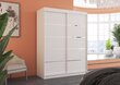 Spinta ADRK Furniture Luft, balta kaina ir informacija | Spintos | pigu.lt