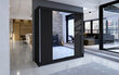 Spinta ADRK Furniture Balance, juoda kaina ir informacija | Spintos | pigu.lt