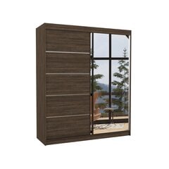 Шкаф ADRK Furniture Caro, коричневый цена и информация | Шкафы | pigu.lt