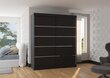 Spinta ADRK Furniture Spectra, juoda kaina ir informacija | Spintos | pigu.lt