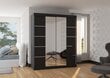 Spinta ADRK Furniture Traves, juoda kaina ir informacija | Spintos | pigu.lt