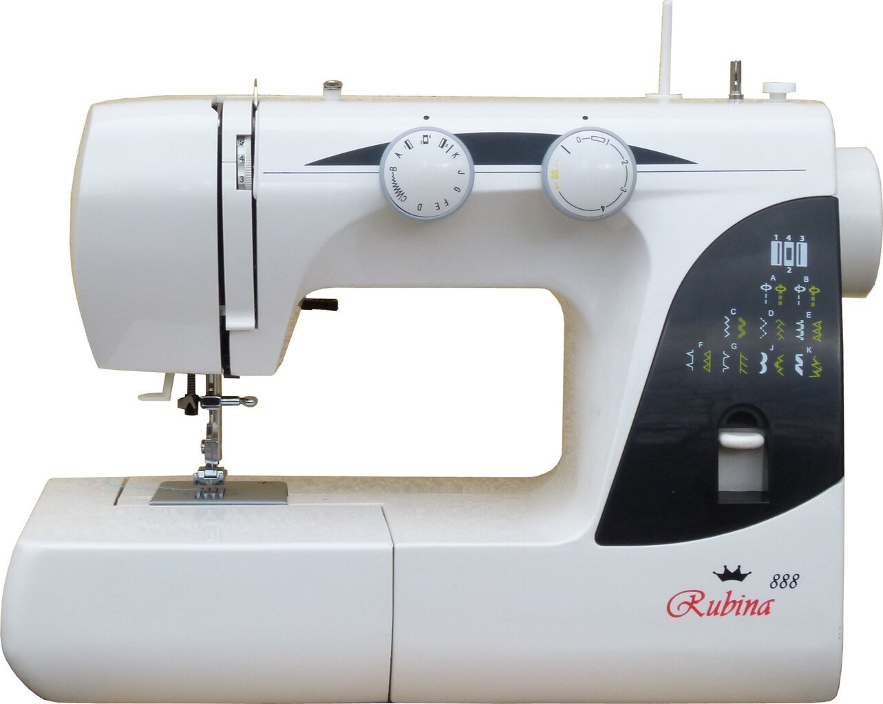 Elektromechaninė siuvimo mašina Rubina KP888 kaina | pigu.lt
