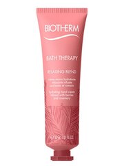 Rankų kremas Biotherm Bath Therapy Relaxing Blend Berries & Rosemary, 30 ml kaina ir informacija | Kūno kremai, losjonai | pigu.lt