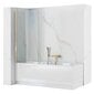 Vonios sienelė REA Elegant Fix 80 cm, light gold цена и информация | Priedai vonioms, dušo kabinoms | pigu.lt