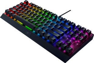 Razer BlackWidow V3 TKL US Green Switches kaina ir informacija | Klaviatūros | pigu.lt