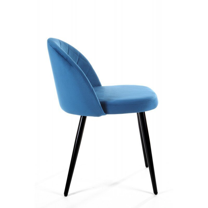 4-ių kėdžių komplektas SJ.077, mėlynas kaina ir informacija | Virtuvės ir valgomojo kėdės | pigu.lt