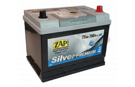 Akumuliatorius ZAP Silver Premium Jap (+-) 75Ah 750A kaina ir informacija | Akumuliatoriai | pigu.lt
