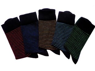 Vyriškos kojinės juostelės, juodos kaina ir informacija | Vyriškos kojinės | pigu.lt
