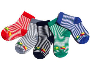 Детские носки (5 пар в упаковке) цена и информация | Колготки, носочки для новорожденных | pigu.lt