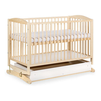Кровать-качалка Henry, 120x60 см, коричневая цена и информация | Детские кроватки | pigu.lt