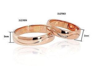Auksinis sutuoktuvių žiedas kaina ir informacija | Žiedai | pigu.lt
