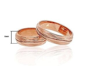 Auksinis sutuoktuvių žiedas kaina ir informacija | Žiedai | pigu.lt