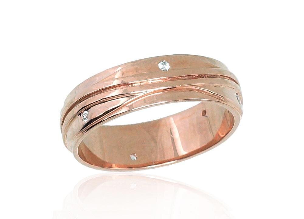 Auksinis sutuoktuvių žiedas цена и информация | Žiedai | pigu.lt