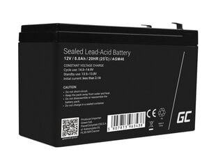 Green Cell AGM Battery 12В 8.5Ач цена и информация | Akumuliatoriai | pigu.lt