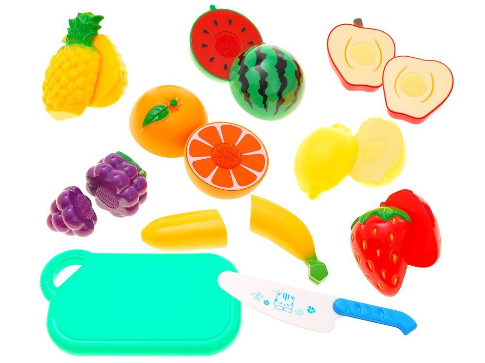 Žaisliniai vaisiai pjaustymui Cutting Food kaina ir informacija | Žaislai mergaitėms | pigu.lt