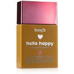 Makiažo pagrindas Benefit Hello Happy Foundation No.8, 30 ml kaina ir informacija | Makiažo pagrindai, pudros | pigu.lt