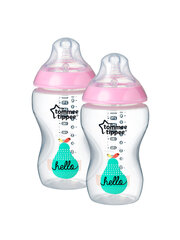 Buteliukai Tommee Tippee 42263079 0 mėn+, 2x340 ml kaina ir informacija | Buteliukai kūdikiams ir jų priedai | pigu.lt