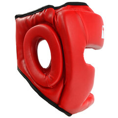 Боксерский шлем для взрослых Profight 705 PU, красный цена и информация | Боевые искусства | pigu.lt
