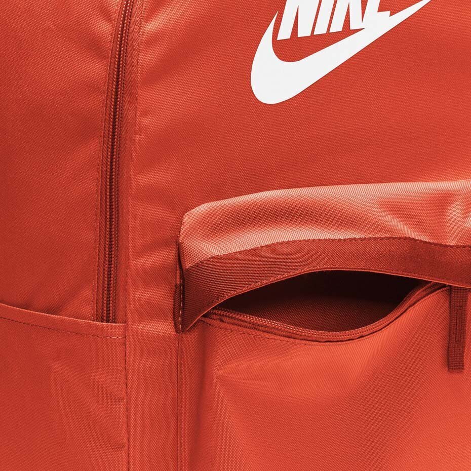 Sportinė kuprinė Nike Heritage 2.0 BA5879 891, 19 l, oranžinė kaina ir informacija | Kuprinės ir krepšiai | pigu.lt