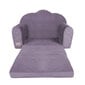 Sofa Velvet Kids V112, violetinė kaina ir informacija | Vaikiški sėdmaišiai, foteliai, pufai | pigu.lt