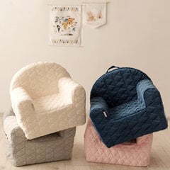 Кресло Velvet Kids V102, серое цена и информация | Детские диваны, кресла | pigu.lt
