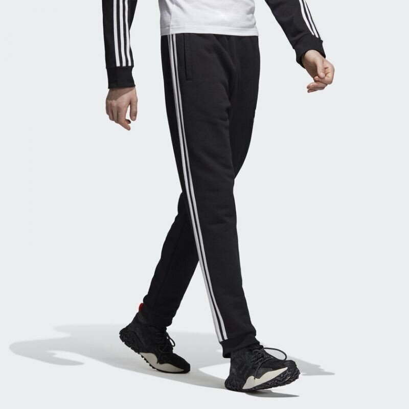 Sportinės kelnės vyrams Adidas Originals 3-Stripes, juodos цена и информация | Sportinė apranga vyrams | pigu.lt