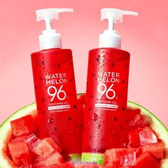 Glotninamasis veido ir kūno gelis Holika Holika Watermelon 96% 390 ml kaina ir informacija | Holika Holika Kvepalai, kosmetika | pigu.lt