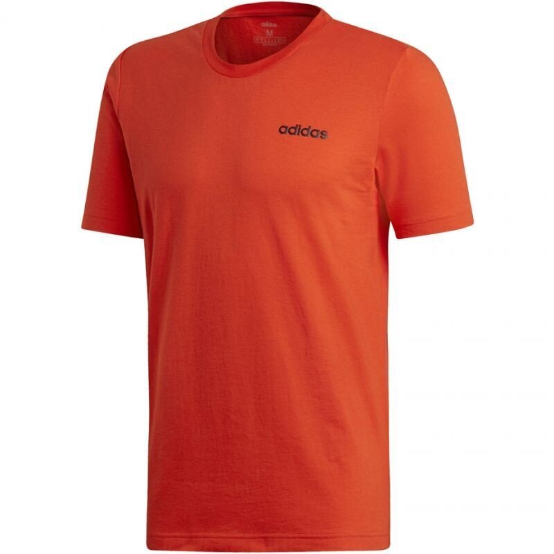 Marškinėliai vyrams Adidas Essentials Plain Tee, raudoni цена и информация | Sportinė apranga vyrams | pigu.lt