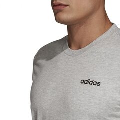 Мужская футболка Adidas Essentials Plain Tee, серая цена и информация | Мужская спортивная одежда | pigu.lt