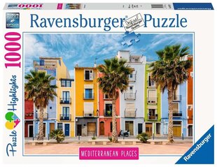 Головоломка Ravensburger Mediterranean Spain, 1000 дет. цена и информация | Пазлы | pigu.lt