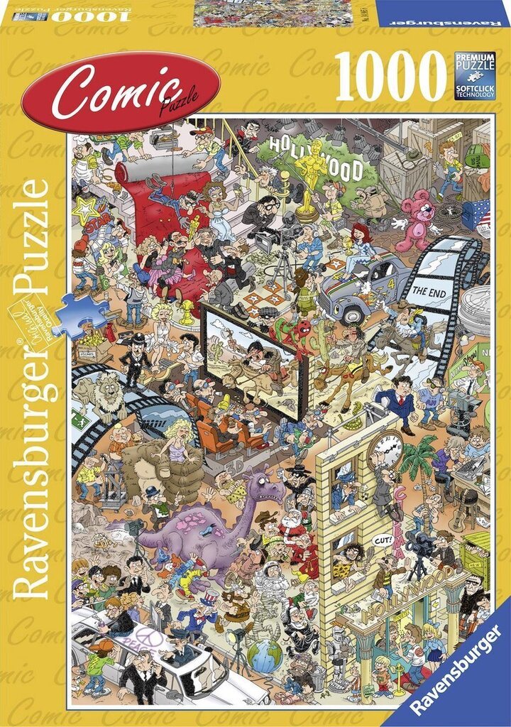 Dėlionė Ravensburger Hollywood, 1000 det. kaina ir informacija | Dėlionės (puzzle) | pigu.lt