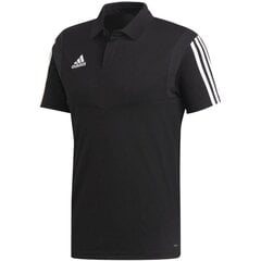 Футболка поло для мужчин Adidas Tiro 19, черная цена и информация | Мужская спортивная одежда | pigu.lt