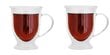Dvigubo borosilikatinio stiklo arbatos puodelių komplektas, 2 vnt. цена и информация | Taurės, puodeliai, ąsočiai | pigu.lt