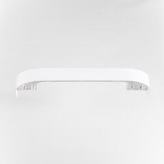 Karnizas lubinis 2 bėgelių (sukomplektuotas) baltos sp. , 275 cm kaina ir informacija | Karnizai | pigu.lt