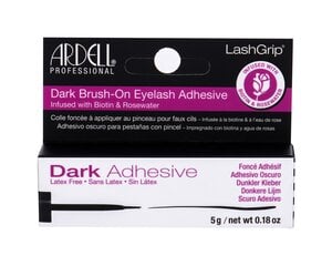 Клей для ресниц Ardell LashGrip Brush-On Dark Adhesive Dark, 5 г цена и информация | Накладные ресницы, керлеры | pigu.lt