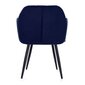 Kėdė Homede Stillo, tamsiai mėlyna kaina ir informacija | Virtuvės ir valgomojo kėdės | pigu.lt