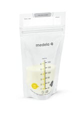 Пакеты одноразовые для хранения грудного молока Medela , 25 шт цена и информация | Детская посуда, контейнеры для молока и еды | pigu.lt