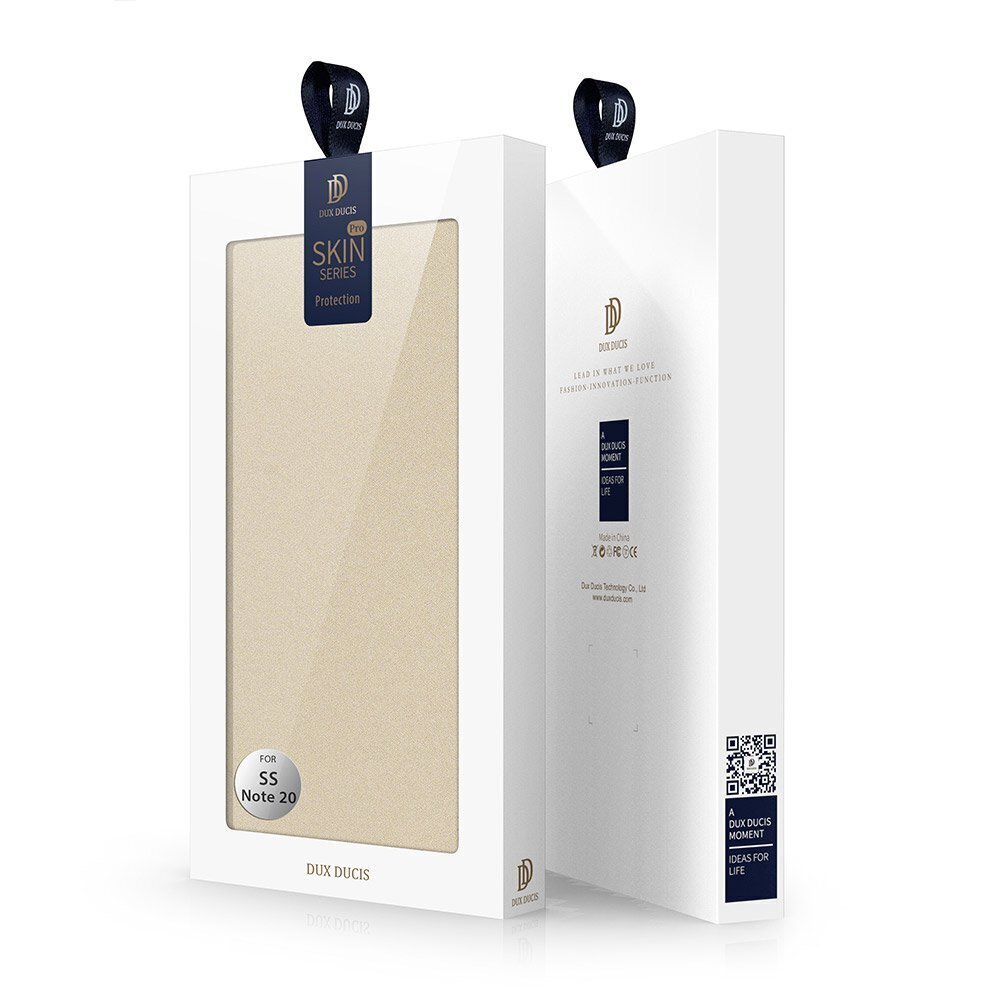 DUX DUCIS Skin Pro dėklas skirtas Samsung Galaxy Note 20, Gold цена и информация | Telefono dėklai | pigu.lt