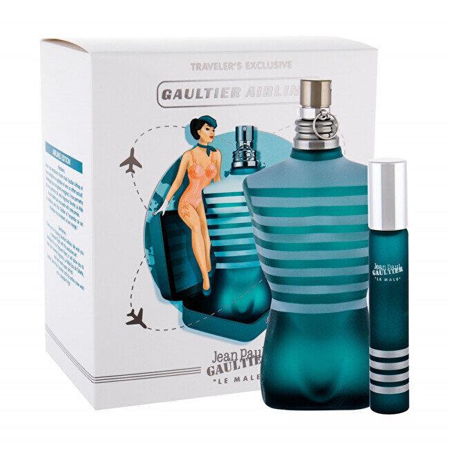 Rinkinys Jean Paul Gaultier Le Male: EDT vyrams 125 ml + EDT vyrams 20 ml kaina ir informacija | Kvepalai vyrams | pigu.lt