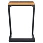 Kavos staliukas 30x30x50 cm rudas - pilkas kaina ir informacija | Kavos staliukai | pigu.lt