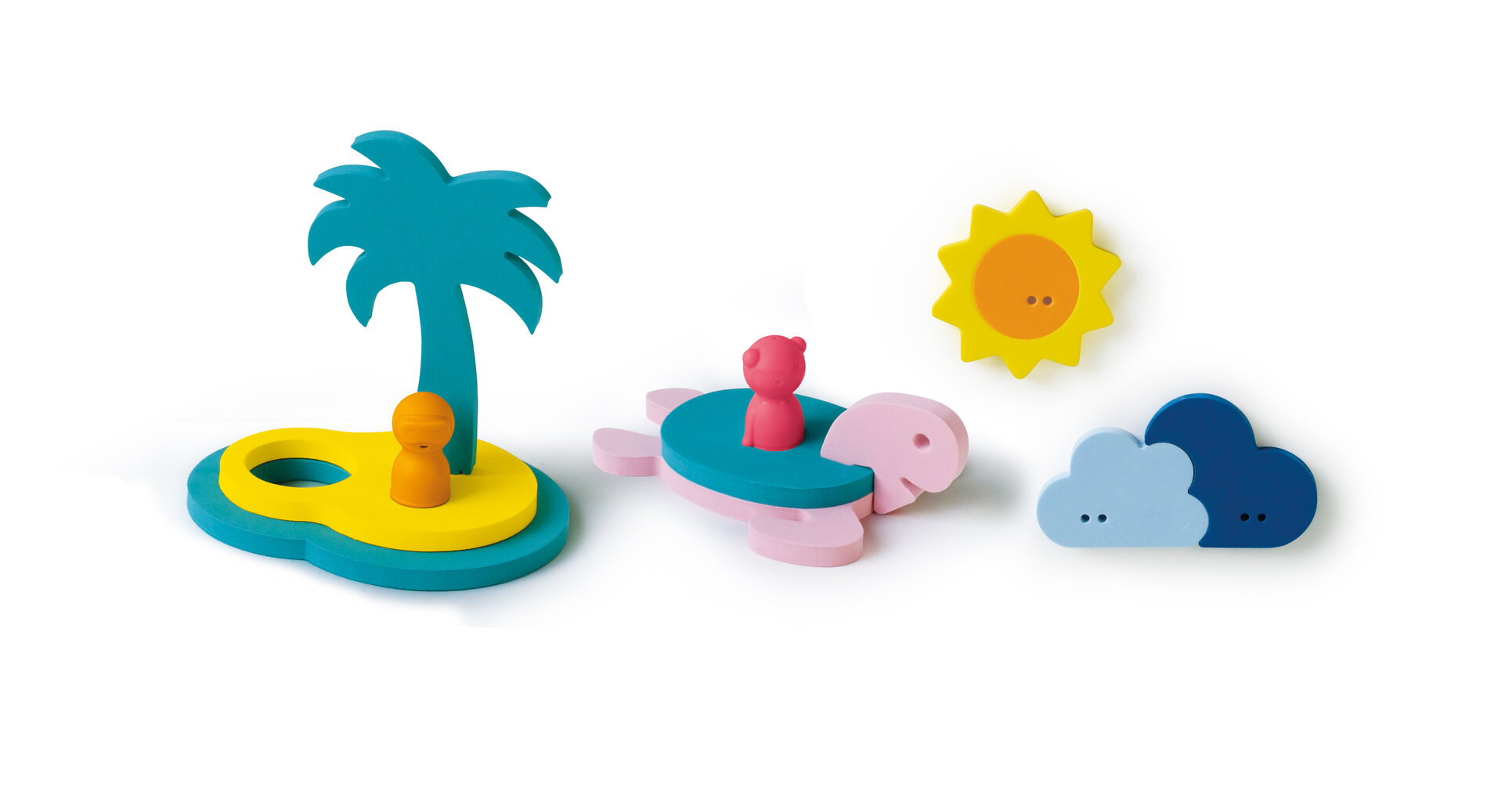 Vonios žaislas Lobių sala Quut 171942 10+ mėn kaina ir informacija | Žaislai kūdikiams | pigu.lt