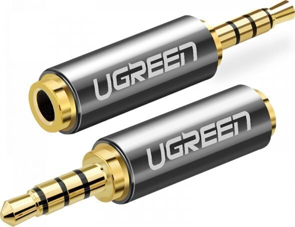 Ugreen 20501 garso adapteris 2.5 mm į 3.5 mm, pilkas kaina ir informacija | Adapteriai, USB šakotuvai | pigu.lt