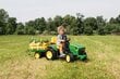 Vaikiškas vienvietis elektrinis traktorius Peg Perego John Deere Ground Force with trailer 12V, žalias kaina ir informacija | Elektromobiliai vaikams | pigu.lt