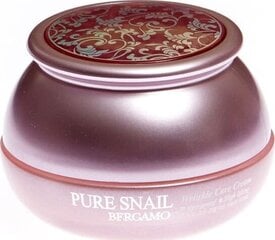 Крем для лица с муцином улитки антивозрастной Bergamo Pure Snail Wrinkle Care Cream 50 гр. цена и информация | Кремы для лица | pigu.lt