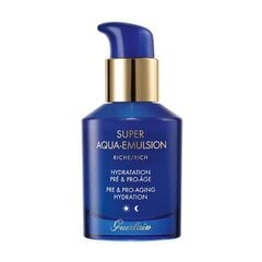 Drėkinamoji veido emulsija Guerlain Super Aqua Emulsion Rich, 50 ml kaina ir informacija | Veido aliejai, serumai | pigu.lt